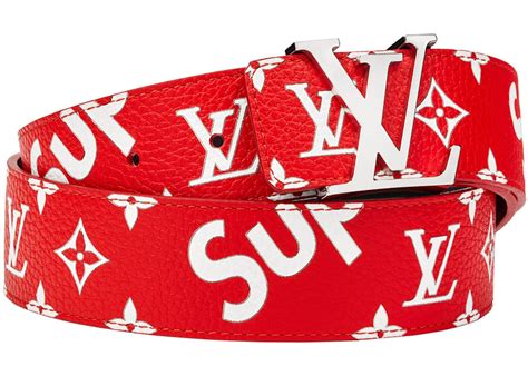 louis vuitton x supreme belt fake|supreme initiales belt 40mm.